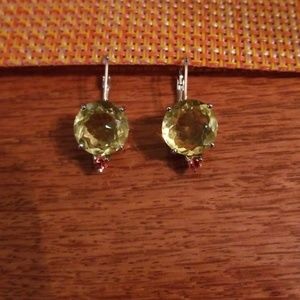 Ross-Simons Sterling Silver Lemon Quartz earrings